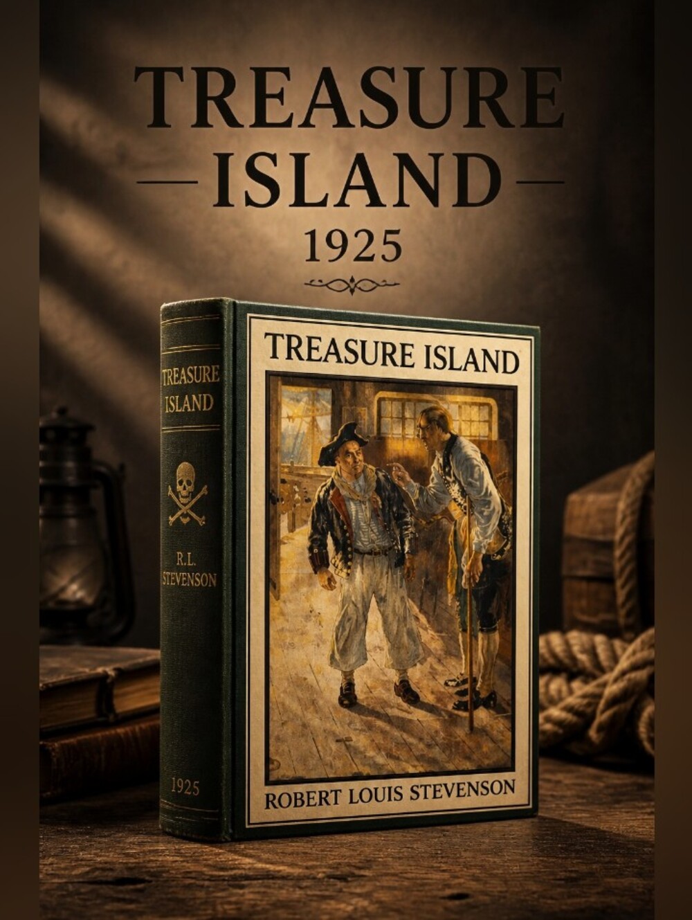 𝐓𝐫𝐞𝐚𝐬𝐮𝐫𝐞 𝐈𝐬𝐥𝐚𝐧𝐝 𝟏𝟗𝟐𝟓 𝐑𝐨𝐛𝐞𝐫𝐭 𝐋𝐨𝐮𝐢𝐬 𝐒𝐭𝐞𝐯𝐞𝐧𝐬𝐨